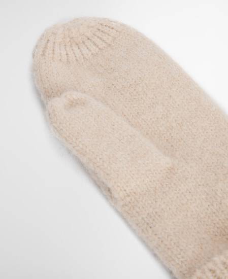 Elsdon Mittens Eggshell