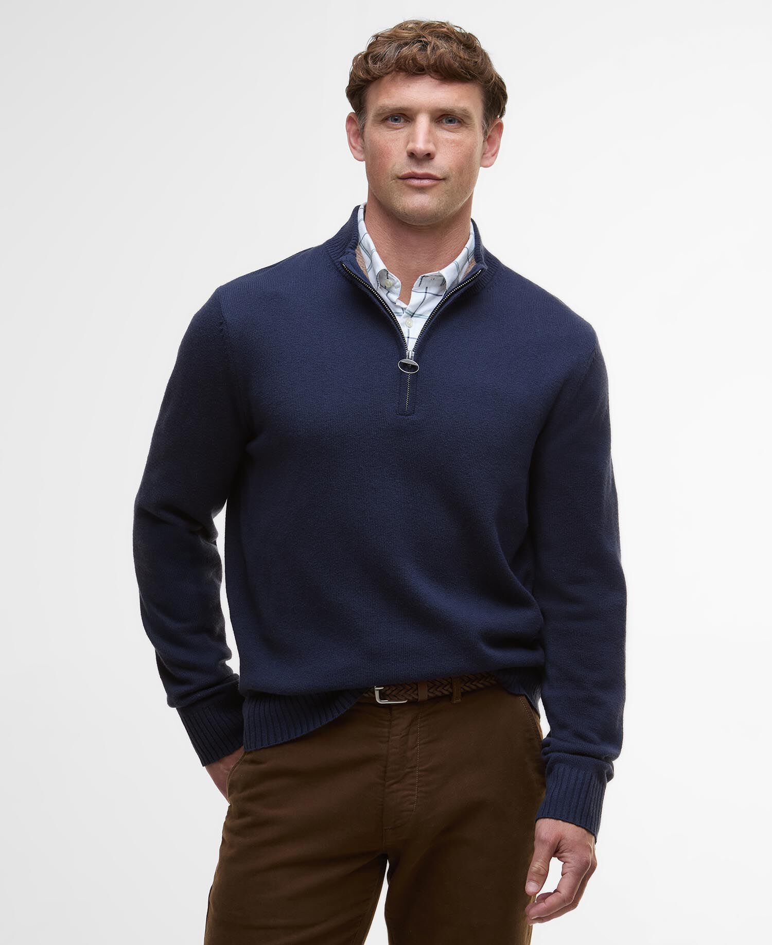 Kelson Quarter-Zip Jumper Navy