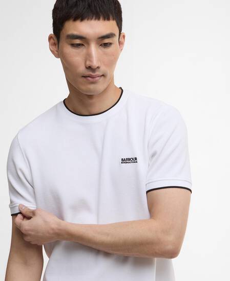 Seb Textured T-Shirt Optic White