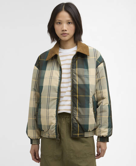 Maureen Reversible Casual Jacket Burnt Olive/Ancient