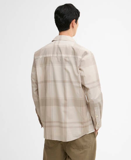 Tunstall Oversized Tonal Tartan Shirt Mist