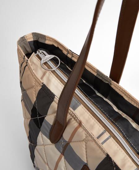 Wetherham Quilted Tartan Tote Bag
