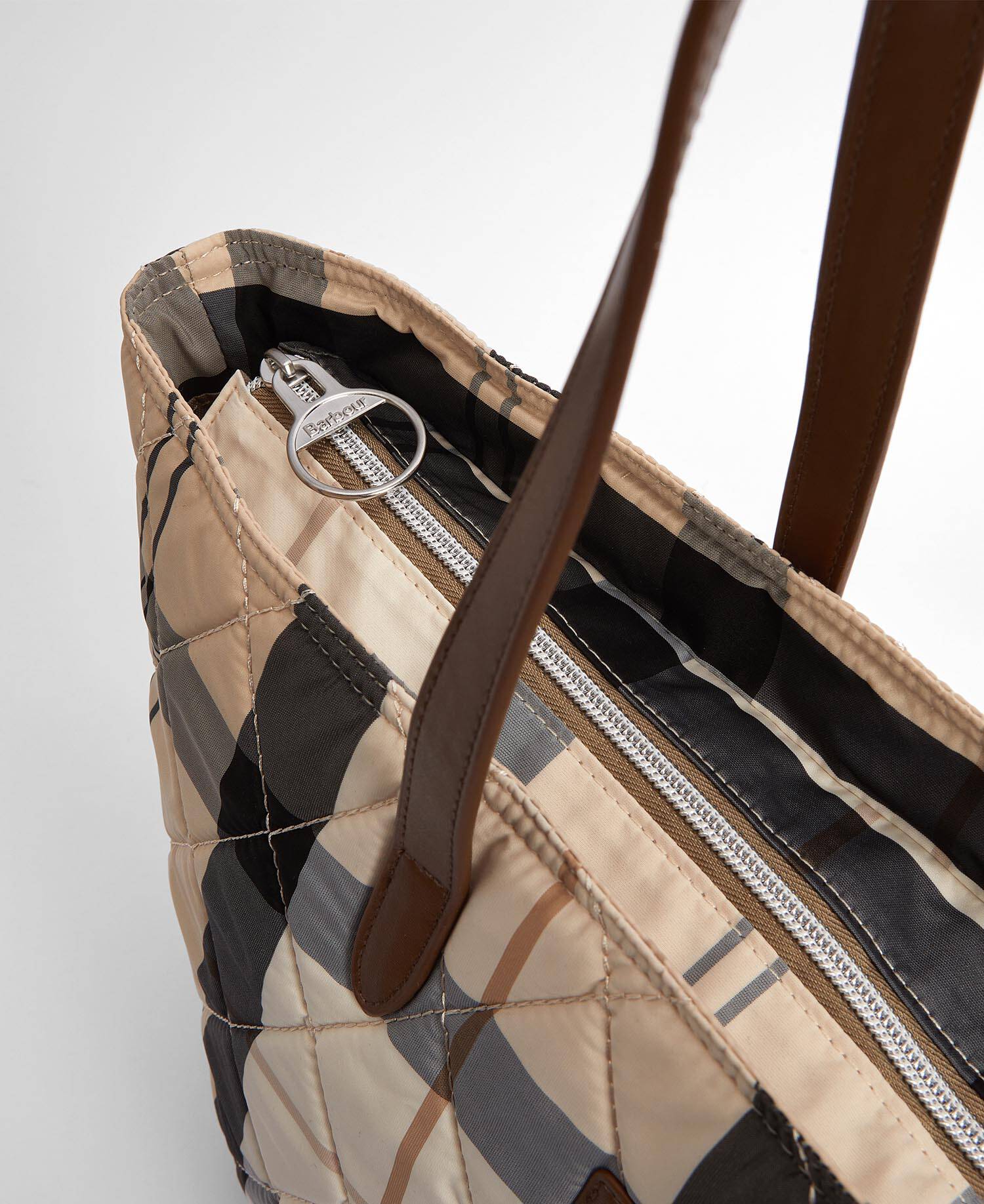 Wetherham Quilted Tartan Tote Bag image number 5