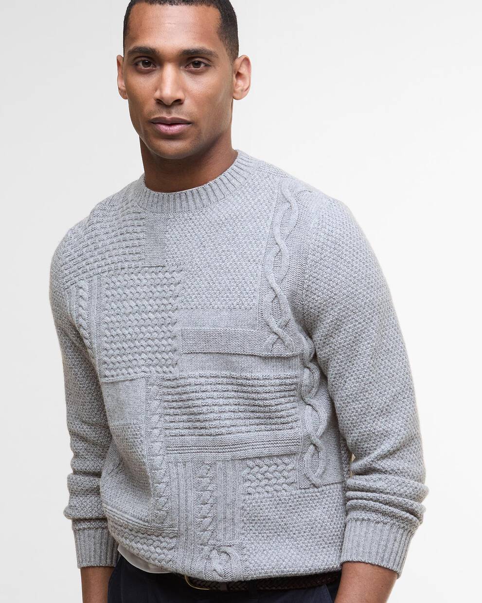 Casey Cable-Knit Crew Neck Jumper