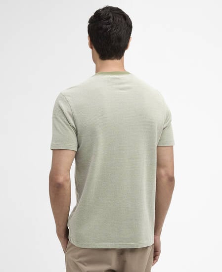 T-shirt testurizzata Halls Burnt Olive