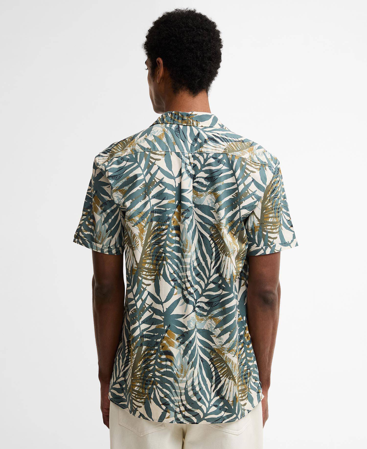 Gleaston Printed Short-Sleeved Shirt Vintage Teal image number 2