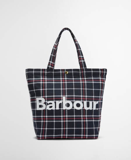 Tote Bag Mini Telfield Tartan Navy/Red Check