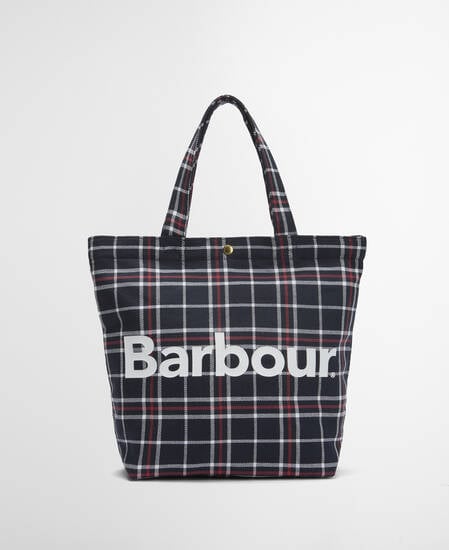 Tote Bag Mini Telfield Tartan Navy/Red Check