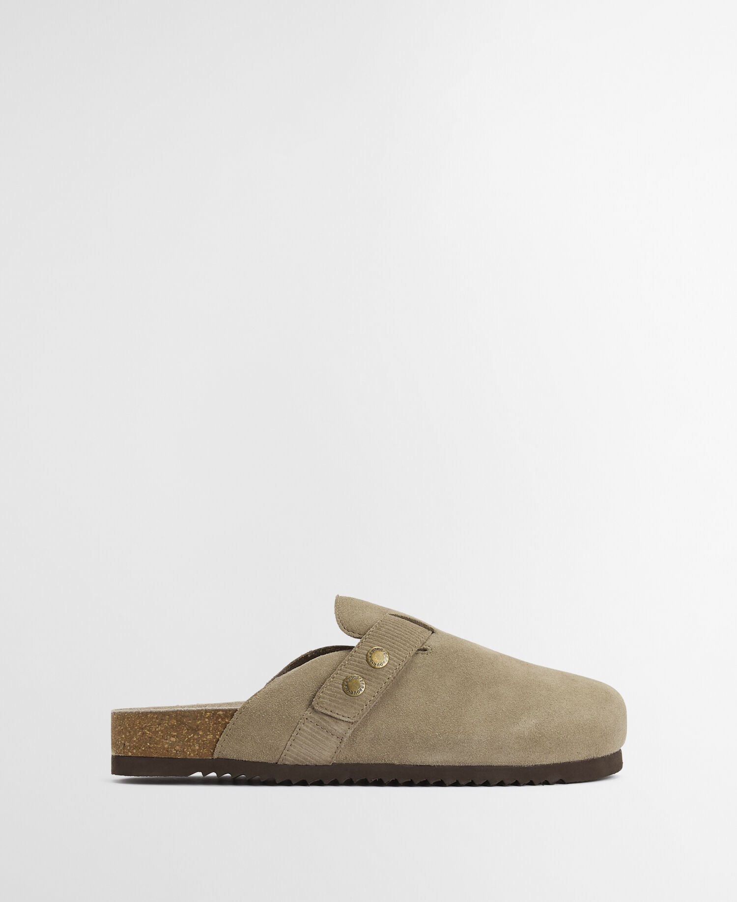 Wildlederpantoletten Bowman Taupe Suede