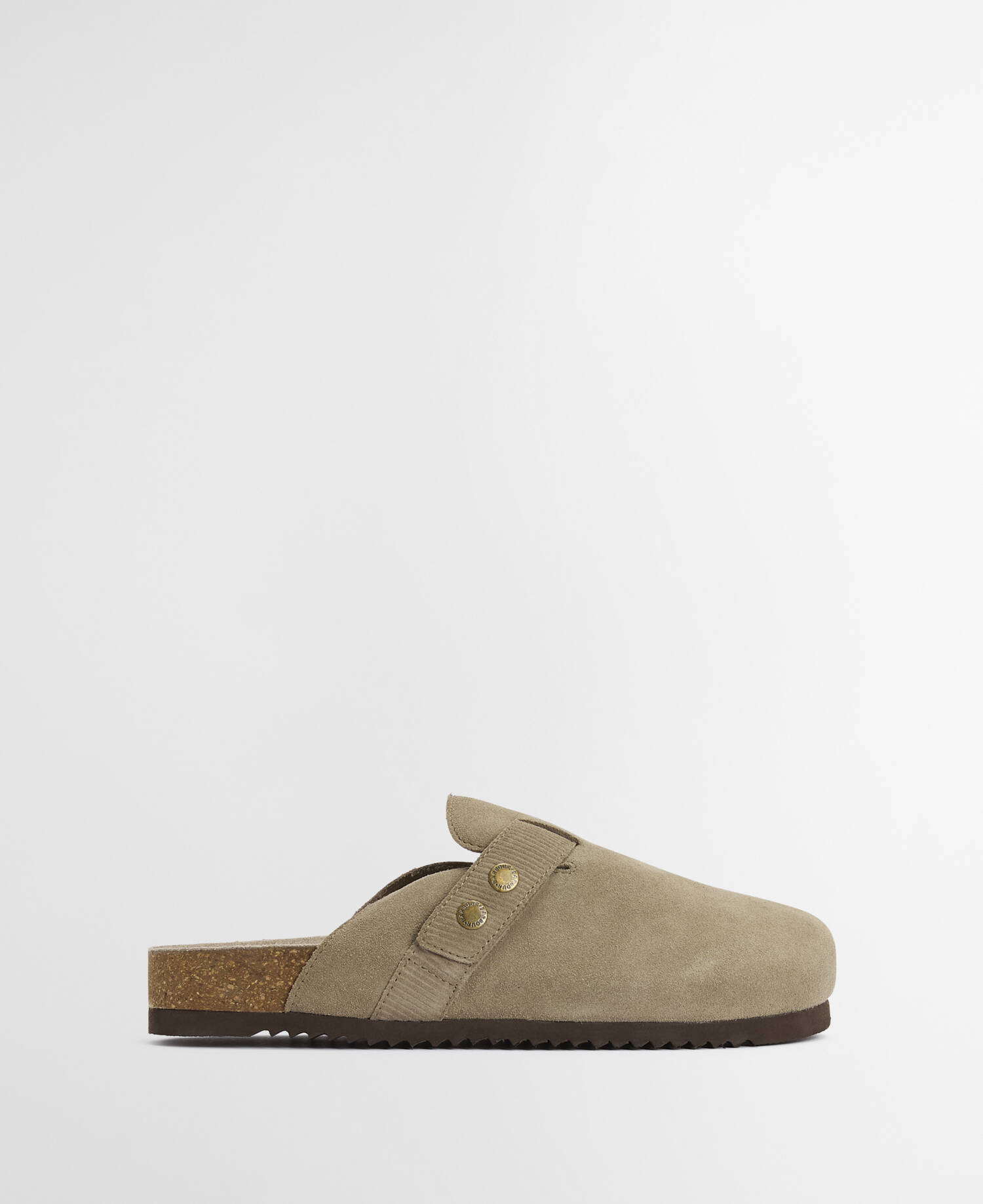 Wildlederpantoletten Bowman Taupe Suede image number 0