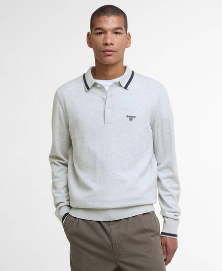 Rocton Knitted Polo Shirt Mist