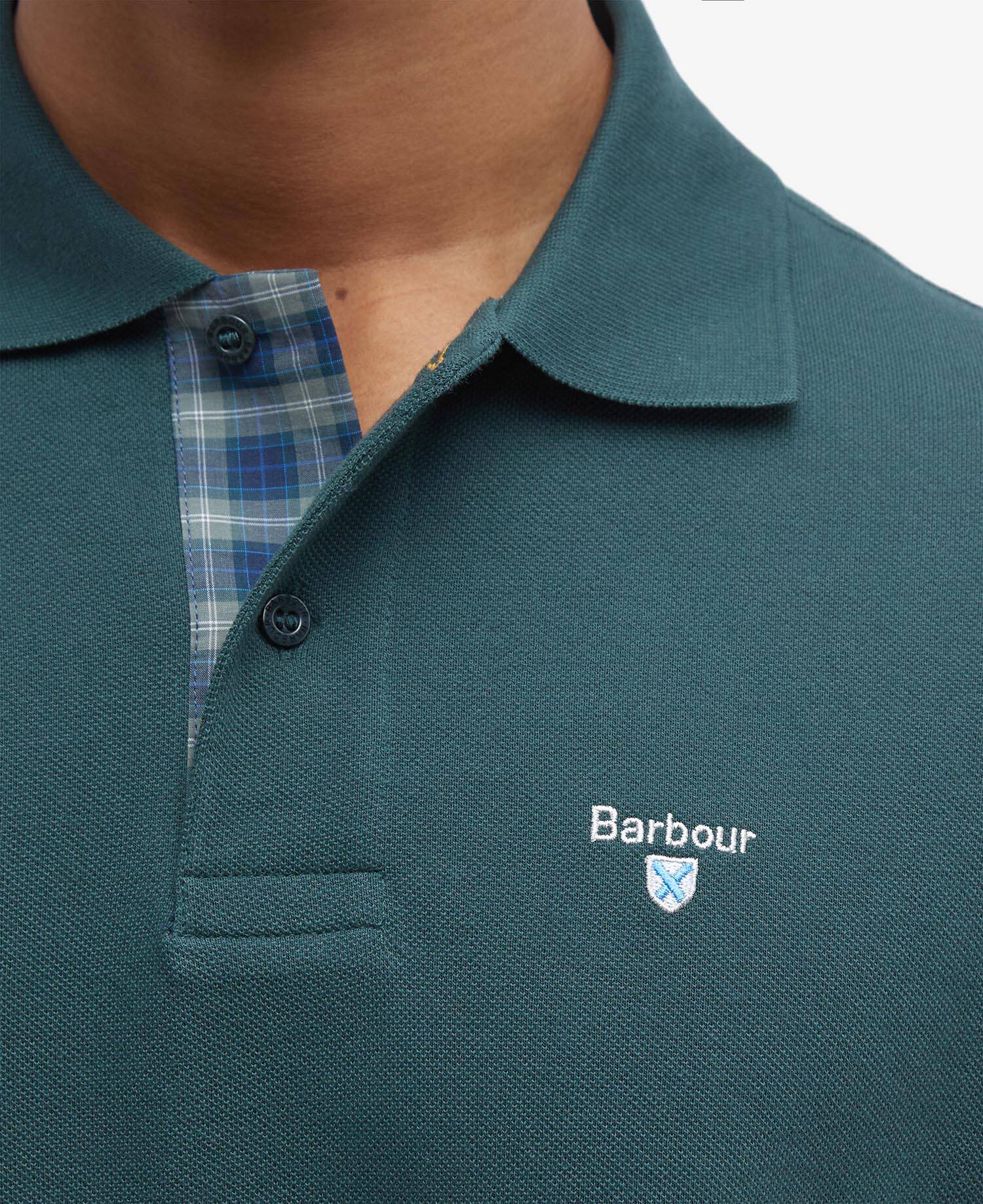 Tartan Pique Polo Shirt image number 4