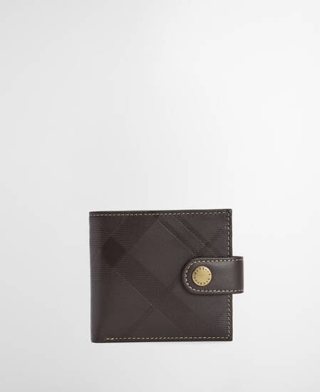 Bamburgh Deboss Leather Wallet Brown