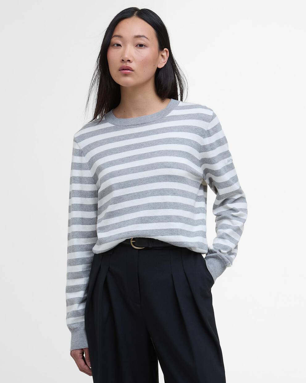 Lois Striped Crew Neck Jumper