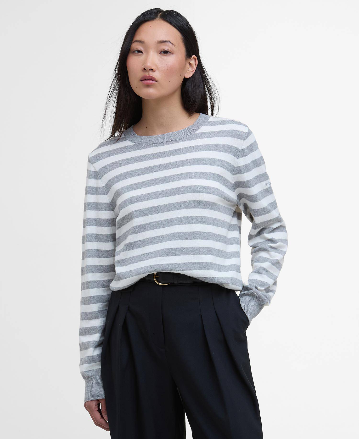 Lois Striped Crew Neck Jumper image number 0