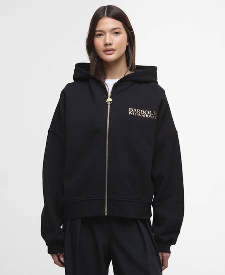 Hoodie Lana Zip-Up Black