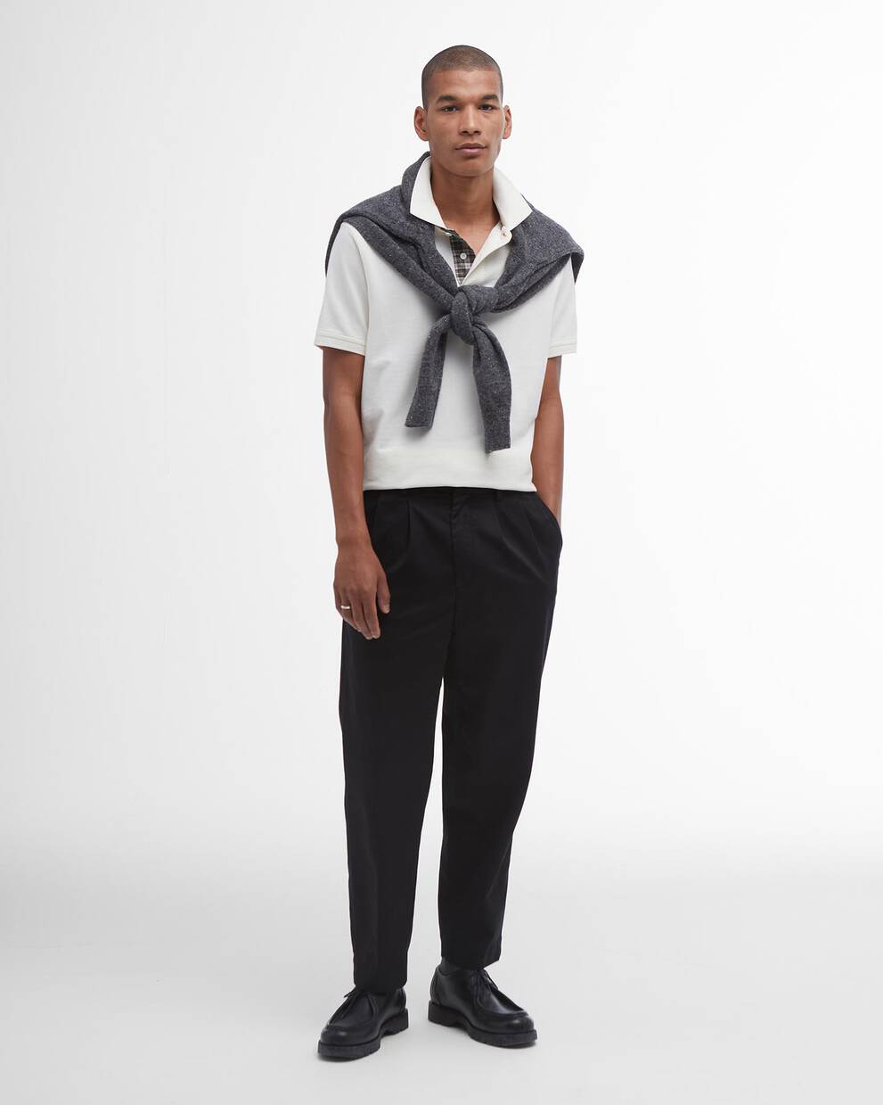 Tartan Pique Polo Shirt