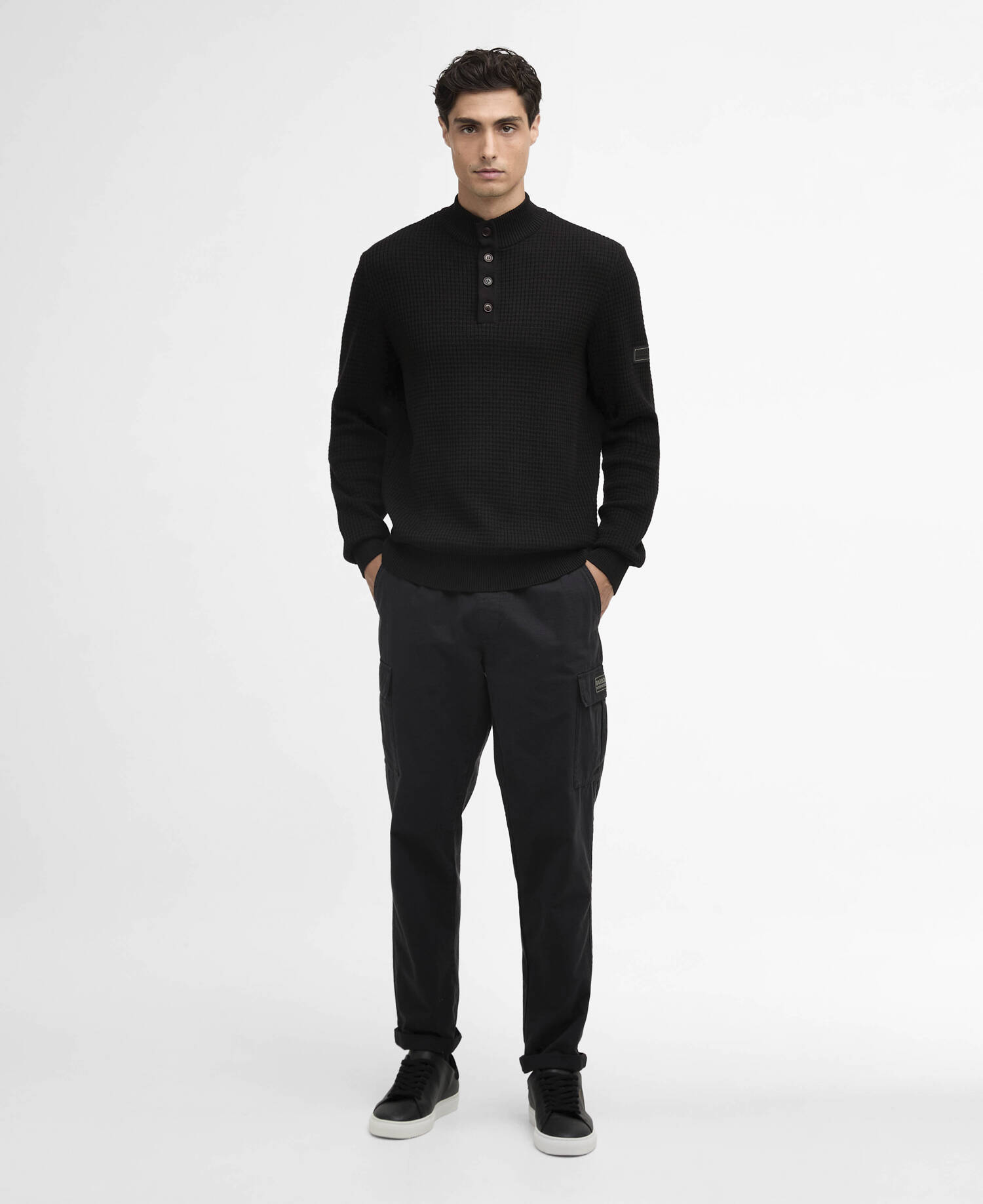 Herring Quarter-Zip Jumper Black image number 1