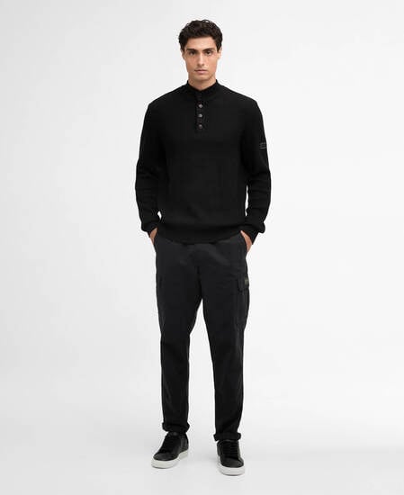 Herring Quarter-Zip Jumper Black