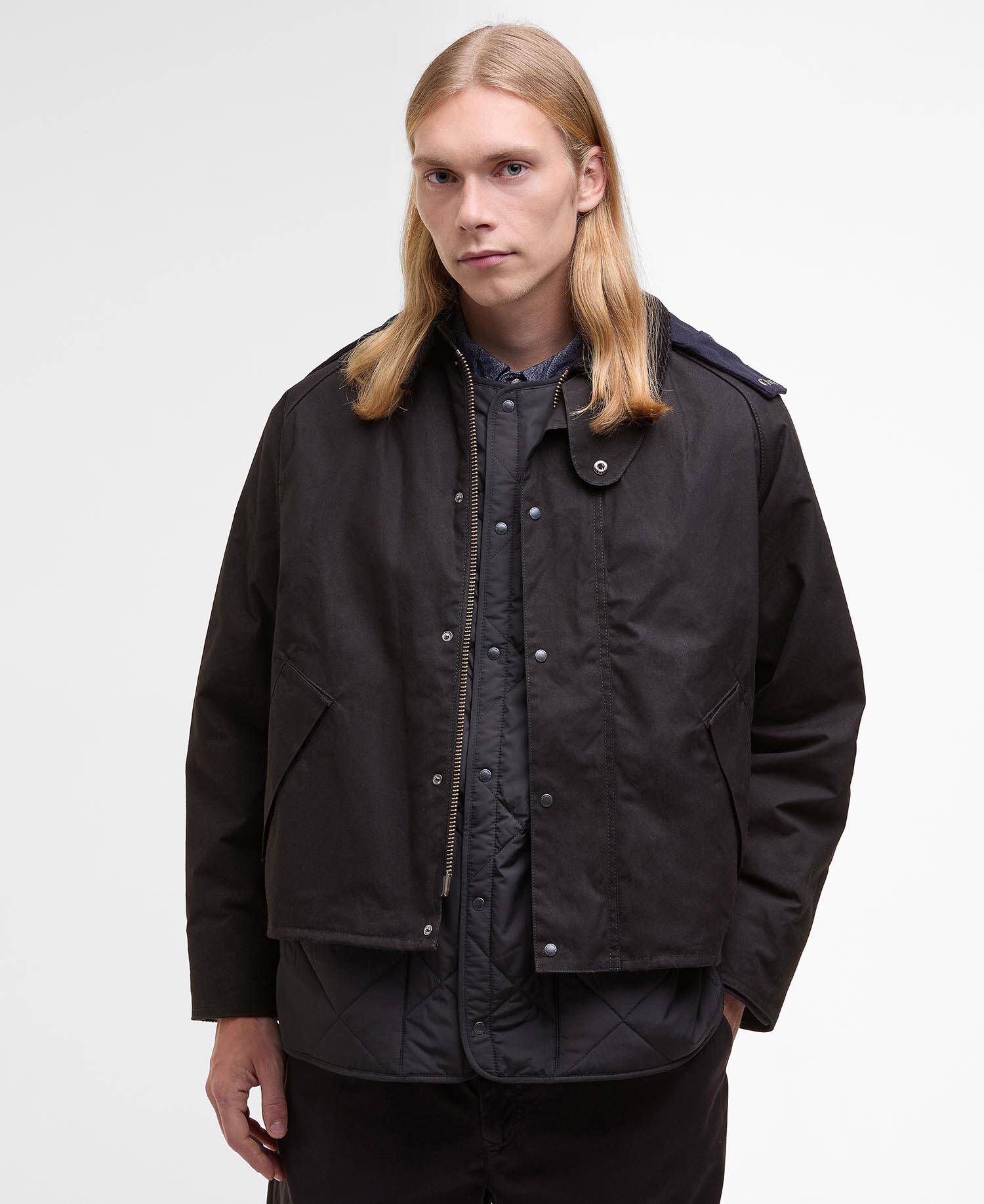 Barbour x Kaptain Sunshine Cruiser Casual Jacket Black image number 0