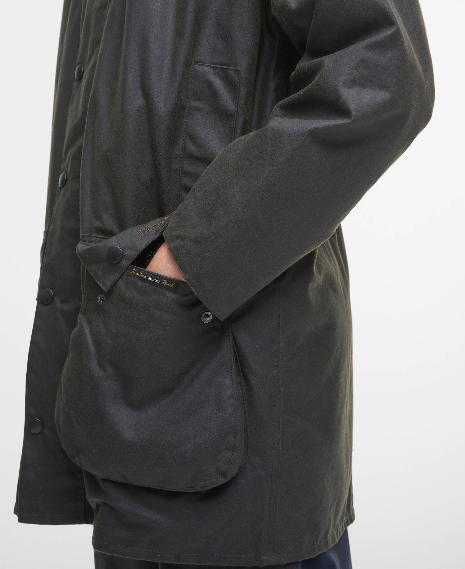 Classic Northumbria&reg; Waxed Jacket Olive image number 6