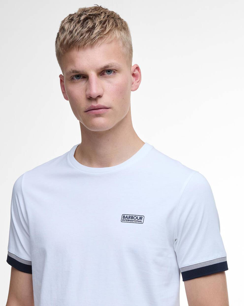 Deep Cuff Evan Tipped T-Shirt