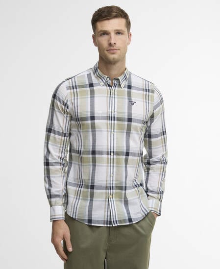 Kidd Tailored Long-Sleeved Shirt Laurel Green