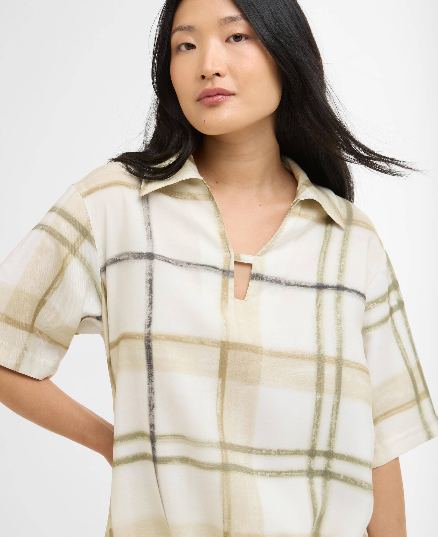 Gianna Check Shirt Jasmine Painted Check image number 3