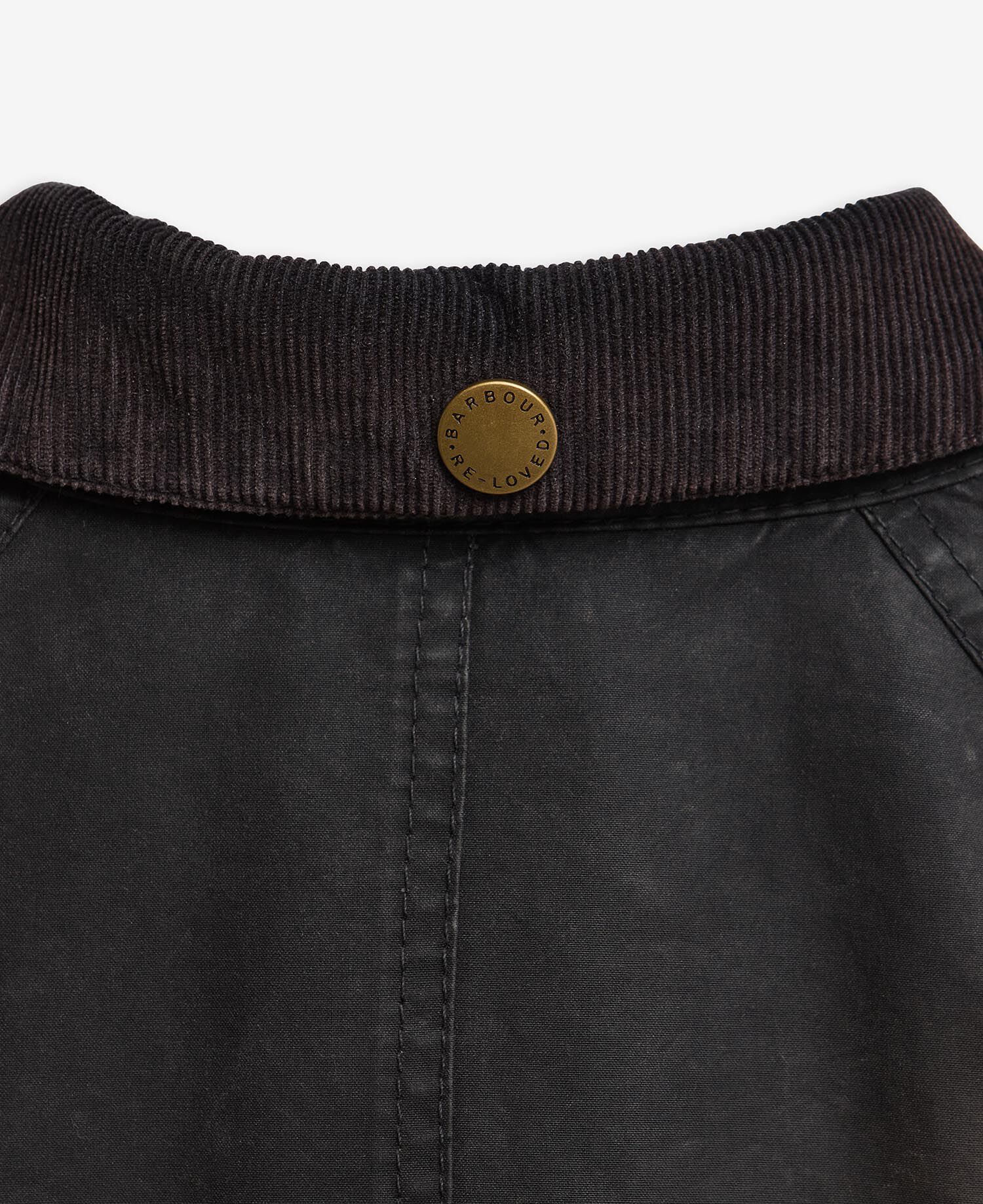 Barbour Re-Loved Beadnell Waxed Jacket - Size 12 Black