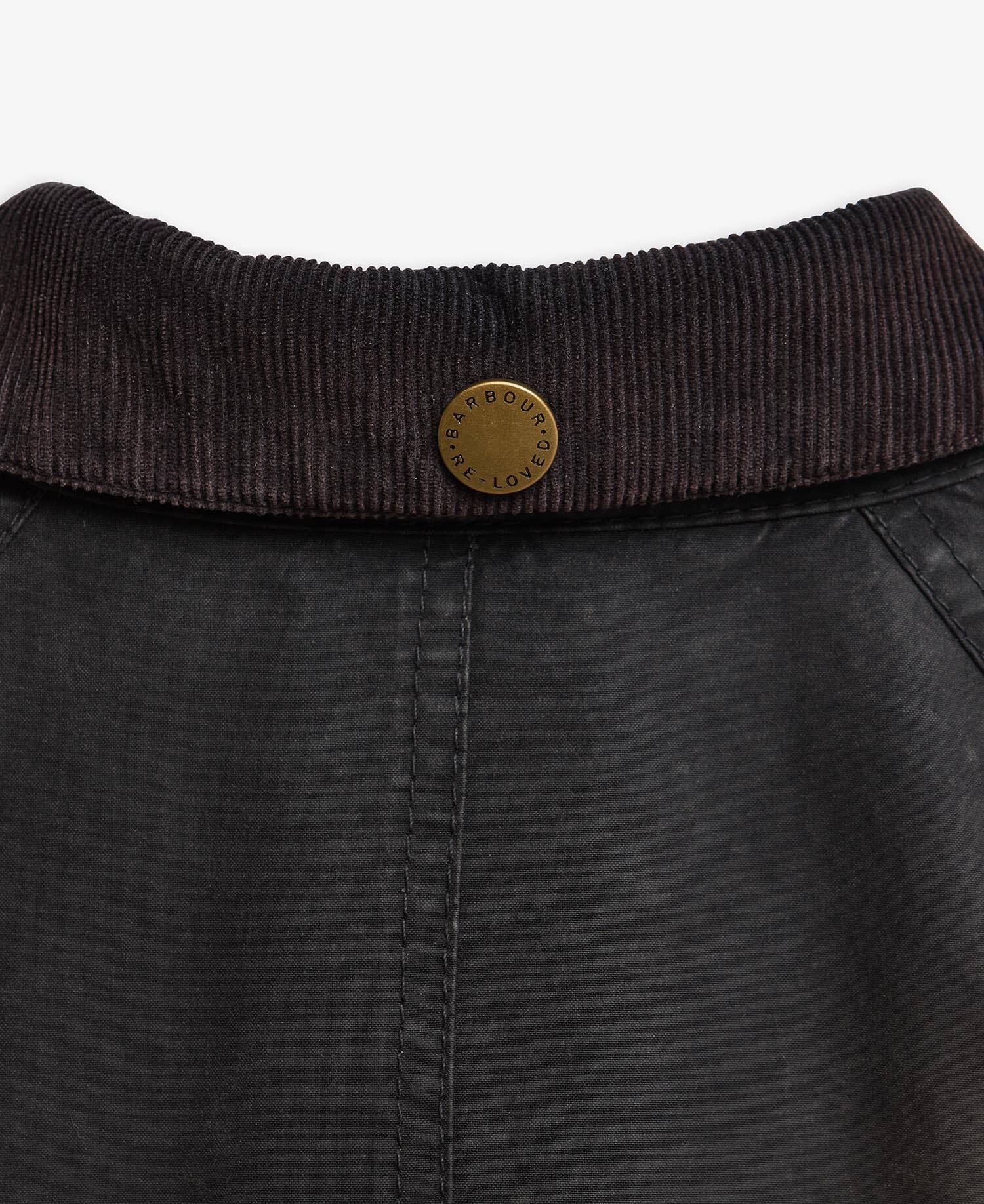 Barbour Re-Loved Beadnell Waxed Jacket - Size 12 Black image number 7