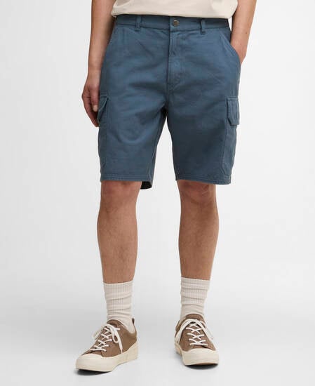 Shorts cargo Draftmen dalla vestibilit&agrave; comoda Dusk Blue