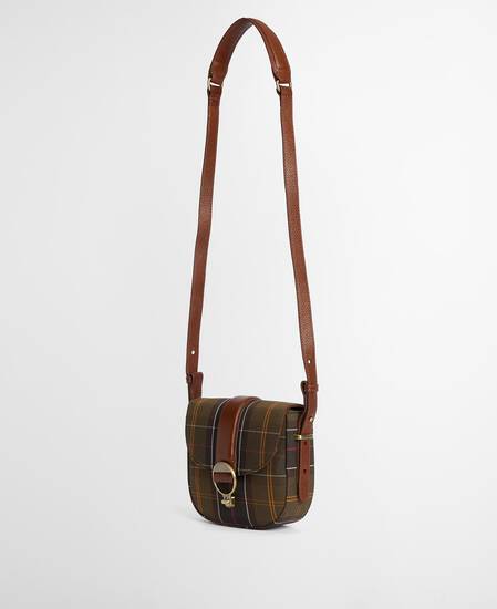 Borsa a tracolla con motivo tartan Elm Classic Tartan