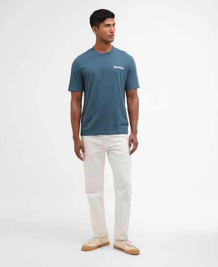 T-Shirt Packling Relaxed Graphic Dusk Blue