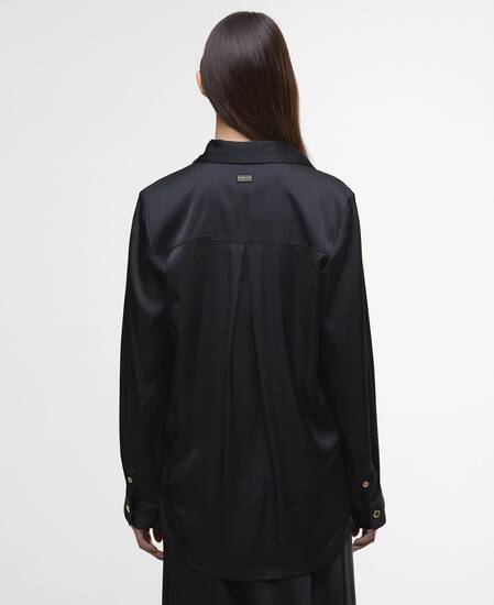 Hemd Saskia Satin Black