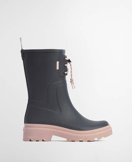 Devlin Wellingtons Dusky Grey/Gardenia Pink