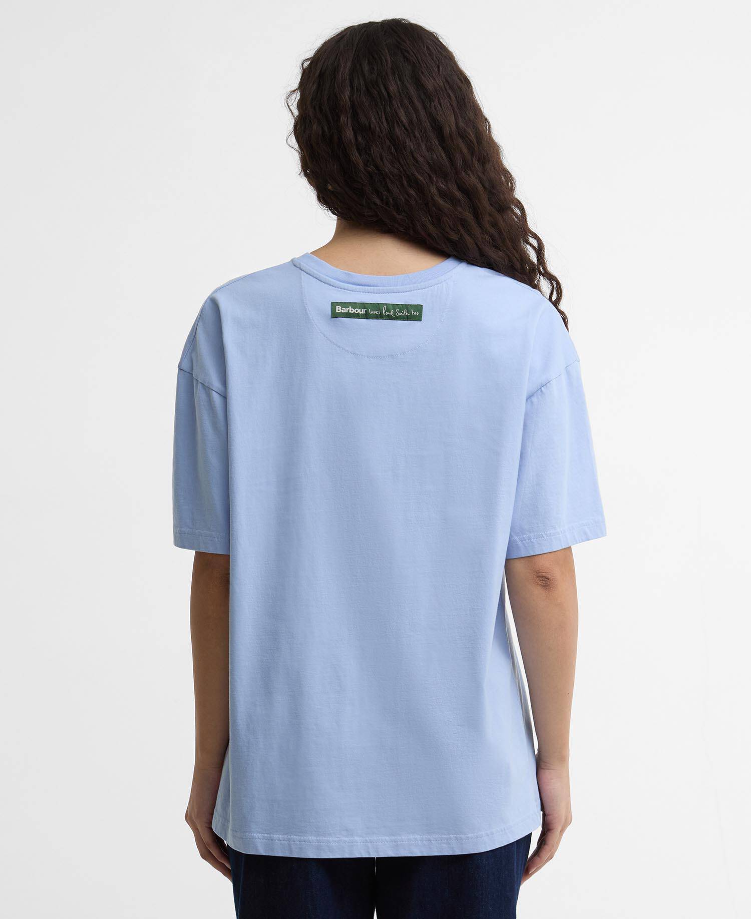 Paul Smith Loves Barbour T-Shirt Ollerton Mid Blue image number 2