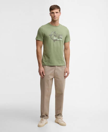 T-Shirt Fairlight Graphic Laurel Green