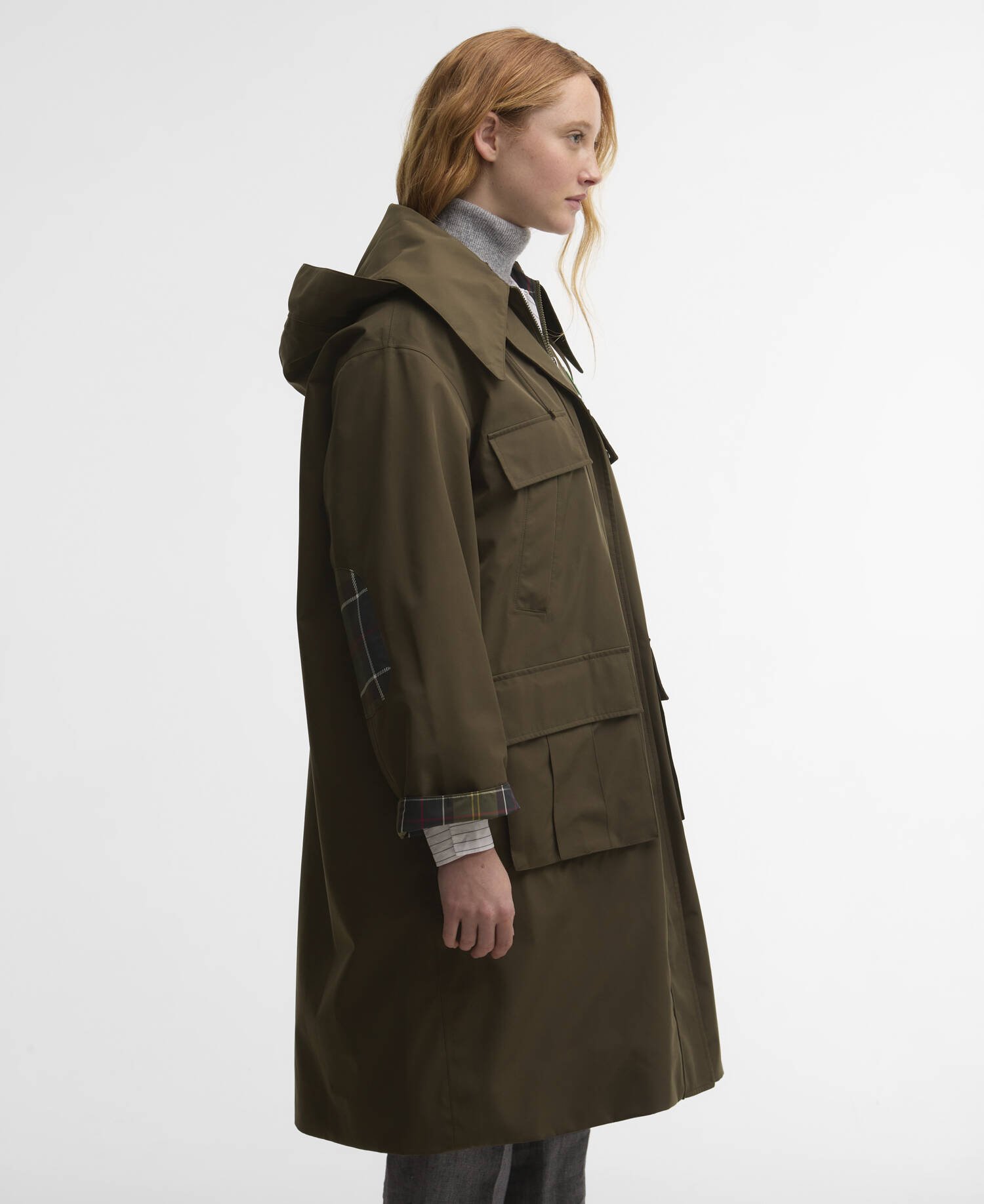 Barbour x GANNI Waterproof Parka Jacket image number 5