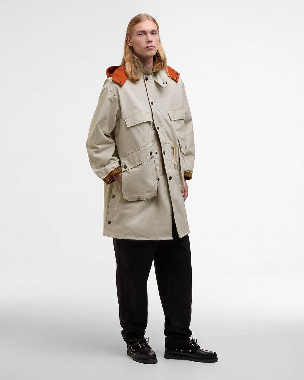 Barbour x Kaptain Sunshine Oversized Bedale Casual Field Coat