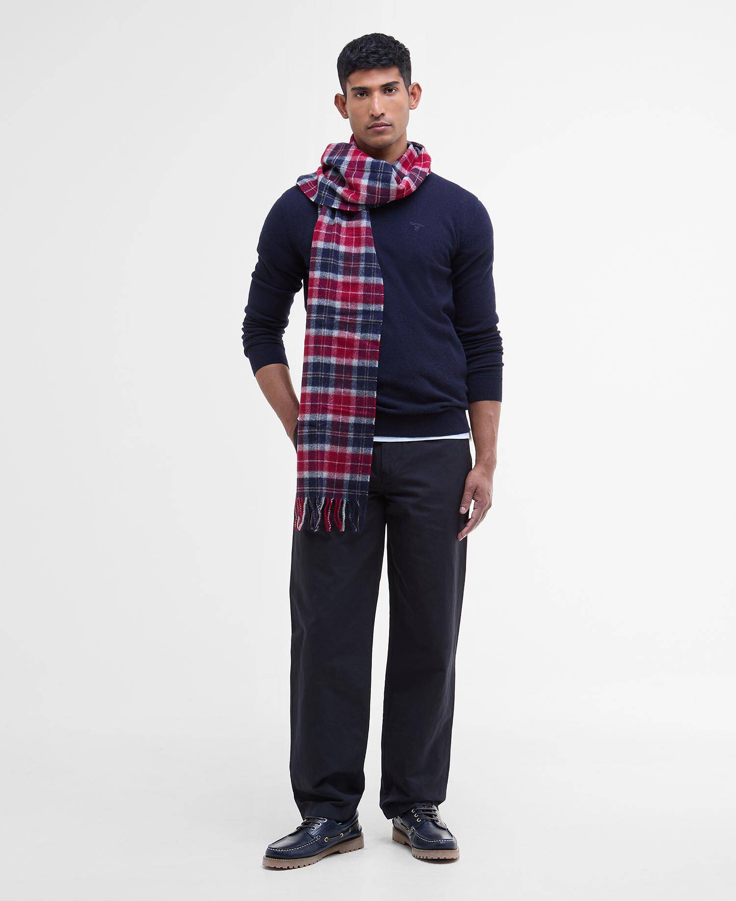 Sciarpa in lana d'agnello Tartan image number 0