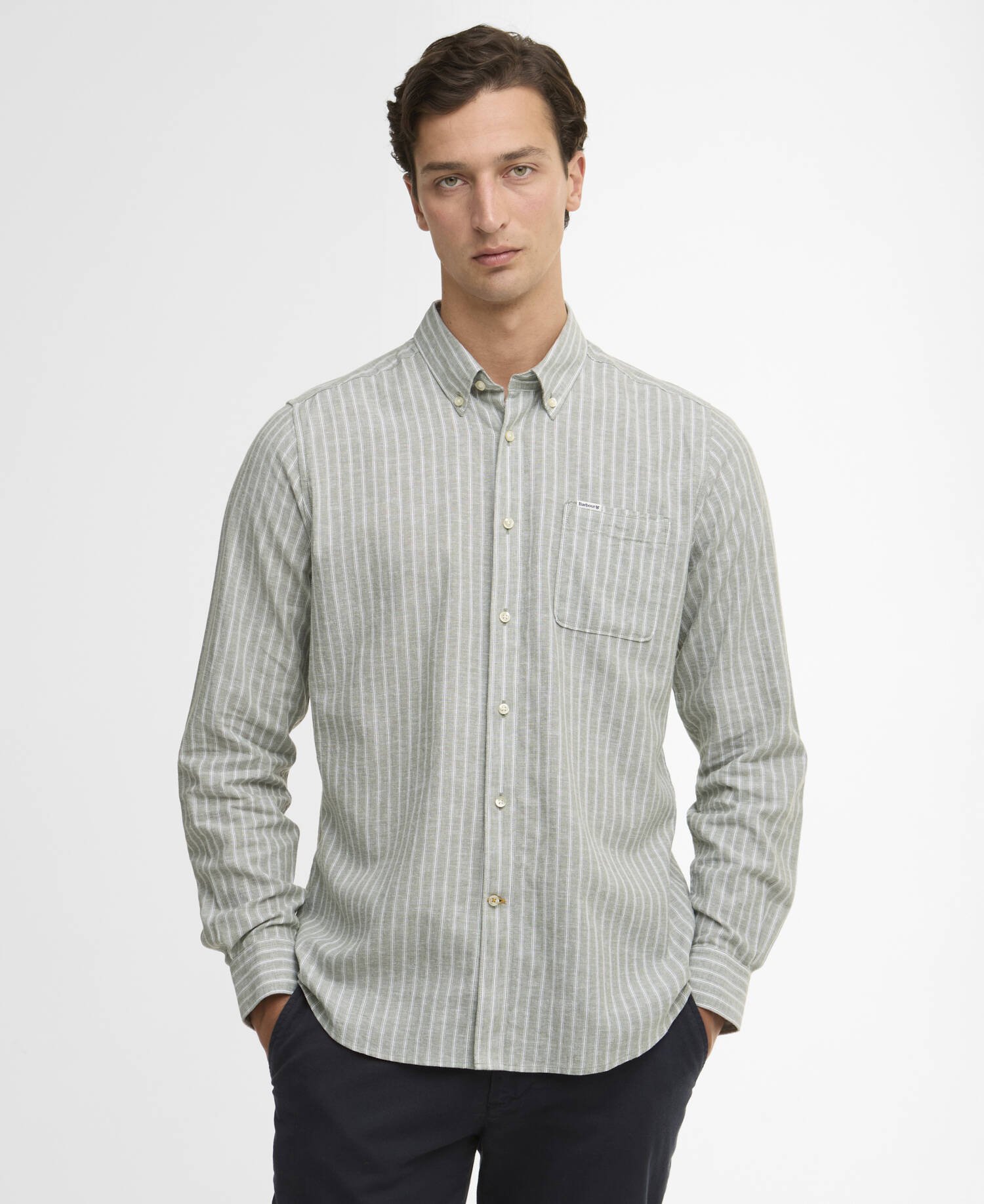 Nelson Striped Long-Sleeved Tailored Shirt image number 0