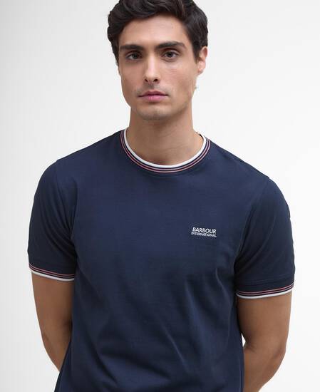 Ethan Tipped T-Shirt Navy