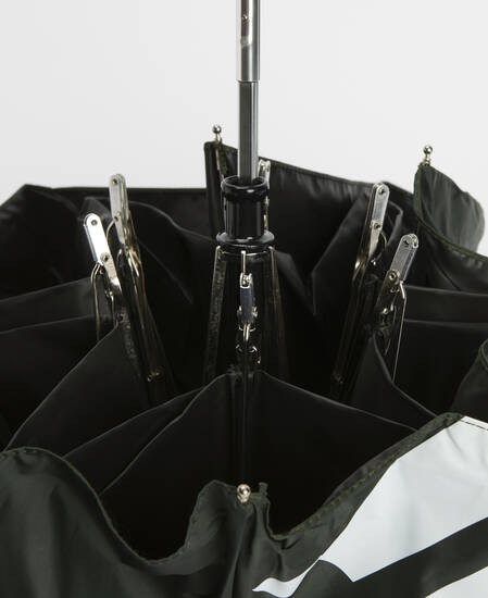 Logo Mini Umbrella Barbour Green