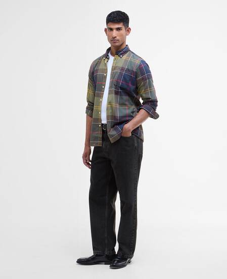 Glendale Tailored Long-Sleeved Shirt Classic Tartan
