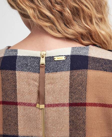 Nancy Tartan Mini Dress Hessian Tartan