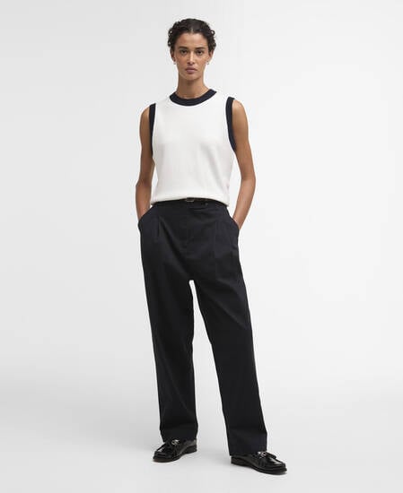 Gilet in maglia Salthill Cloud/Navy