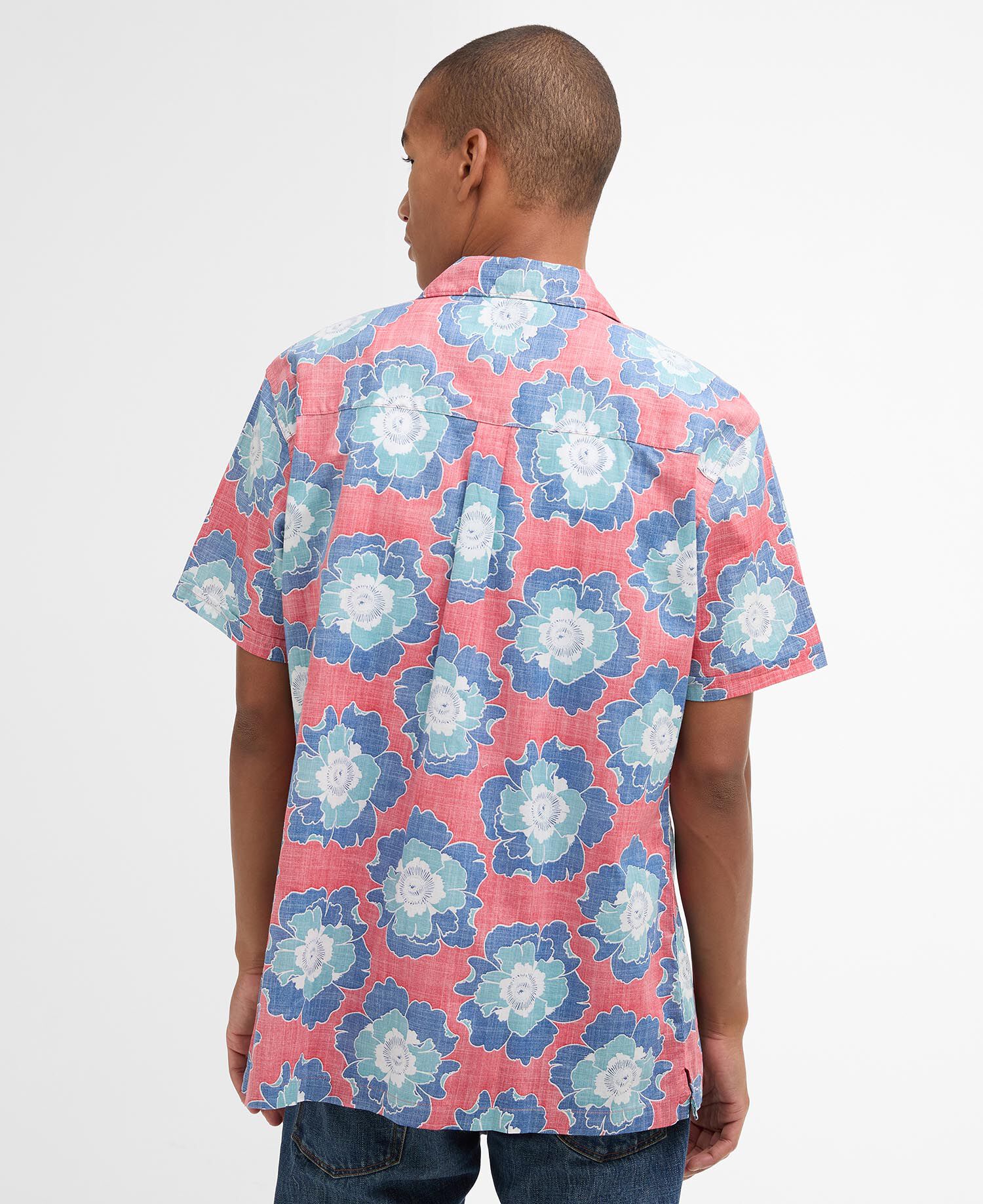 Hauxley Printed Short-Sleeved Shirt Lava