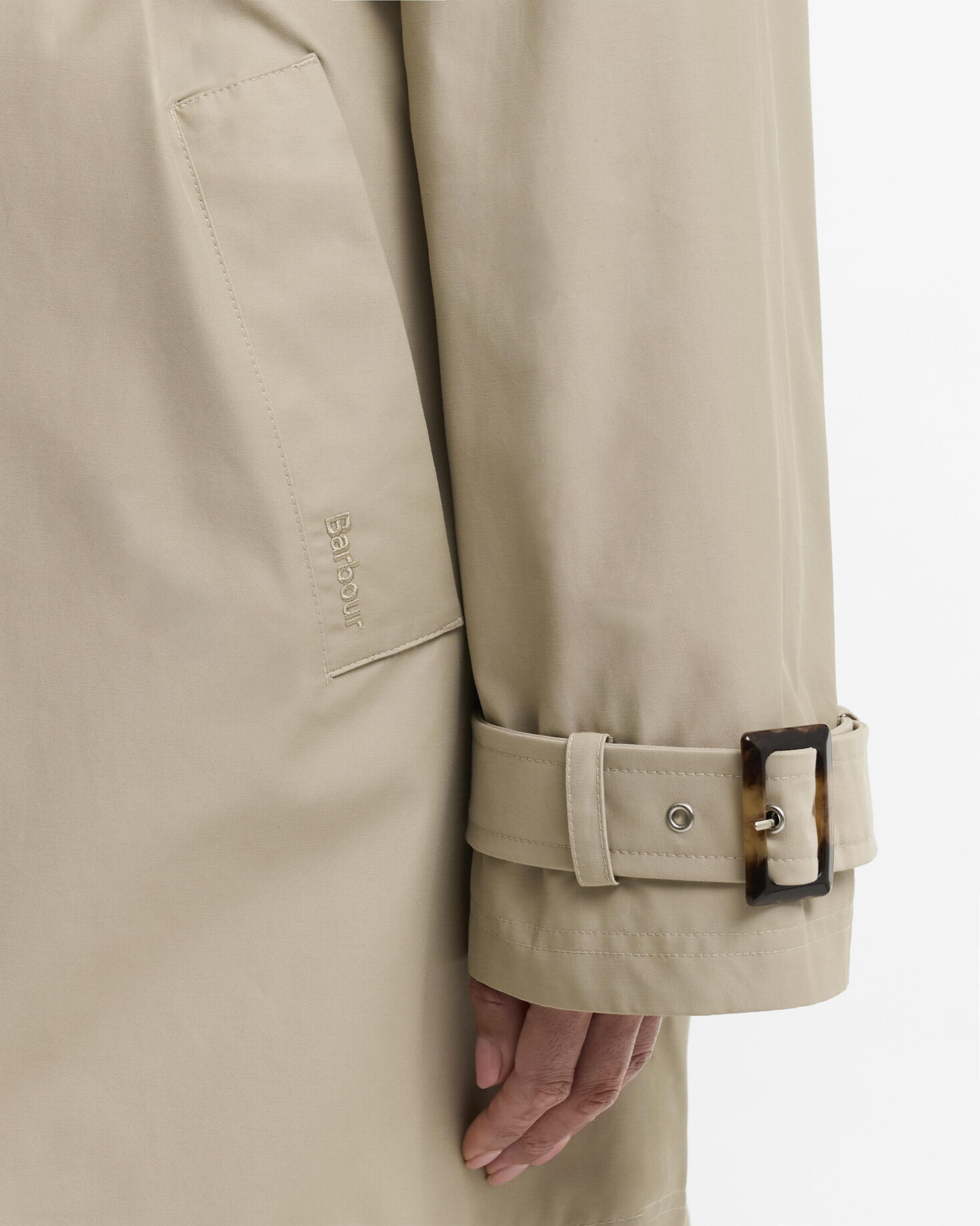 Maia Plus-Size Showerproof Jacket Light Sand