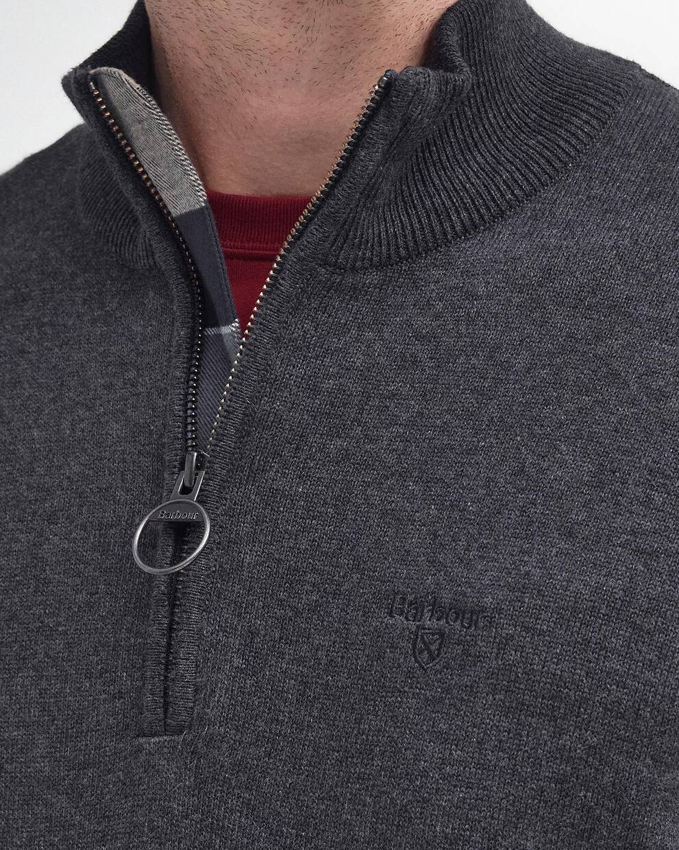 Cotton Half-Zip Jumper