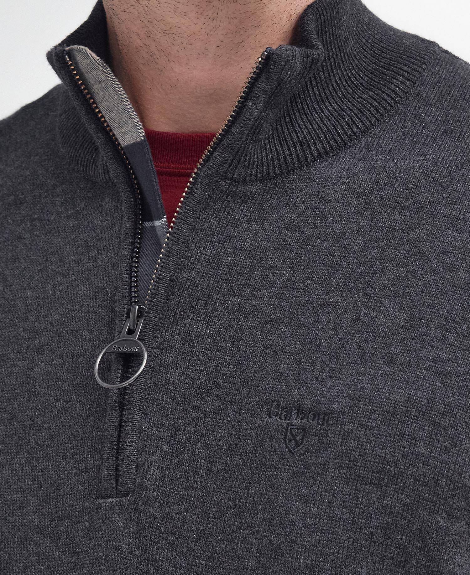 Cotton Half-Zip Jumper image number 4